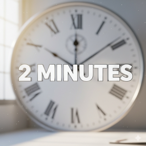 LA règle des 2 minutes